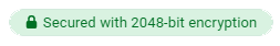 2048 bit encryption seal
